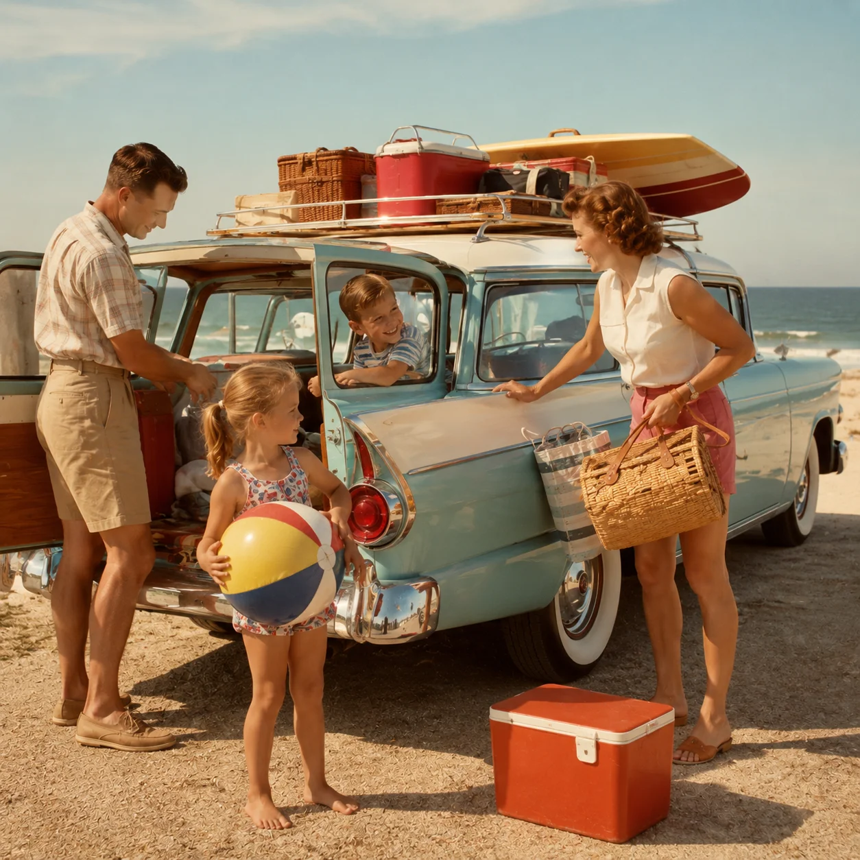 Zomervakantie '55